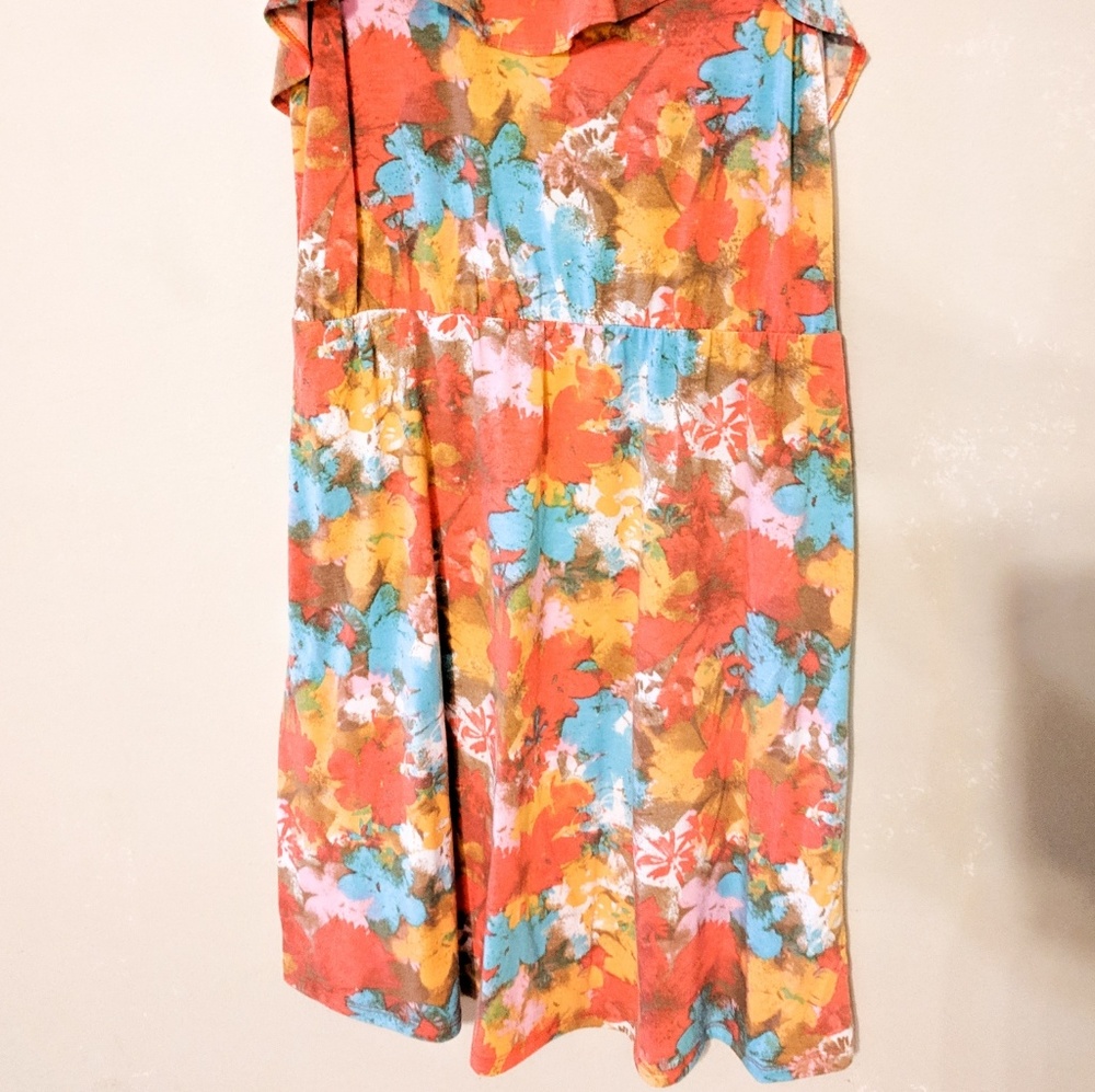 Floral Dress with Ruffle - Picture 3 of 5